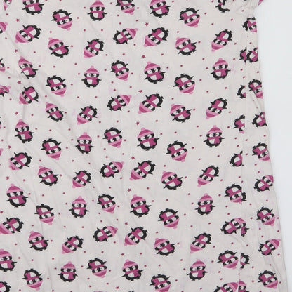 Nightwear Essentials Womens Pink Animal Print  Top Pyjama Top Size 10