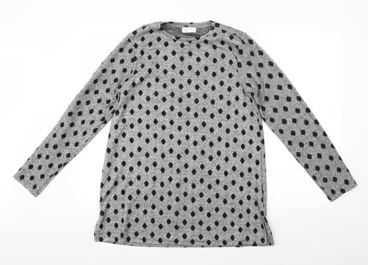 Womens UK Size 10 Papaya Grey Pullover Jumper