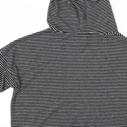 Love Lounge Womens Multicoloured Striped  Pullover Hoodie Size XS