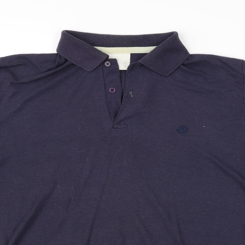 BHS Mens Blue    Polo Size 38