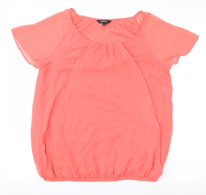 Papaya Womens Red   Basic Blouse Size 12