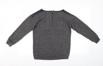 Womens UK Size 8 Atmosphere Grey Pullover Jumper