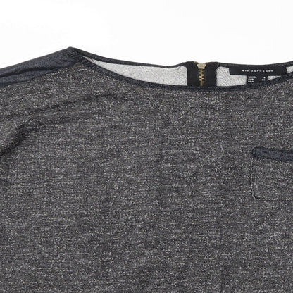 Womens UK Size 8 Atmosphere Grey Pullover Jumper