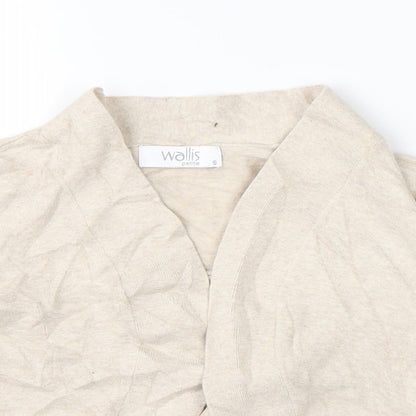Womens UK Size S Wallis Beige Cardigan Jumper