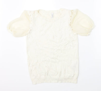 Womens UK Size S Soyaconcept White Basic Blouse