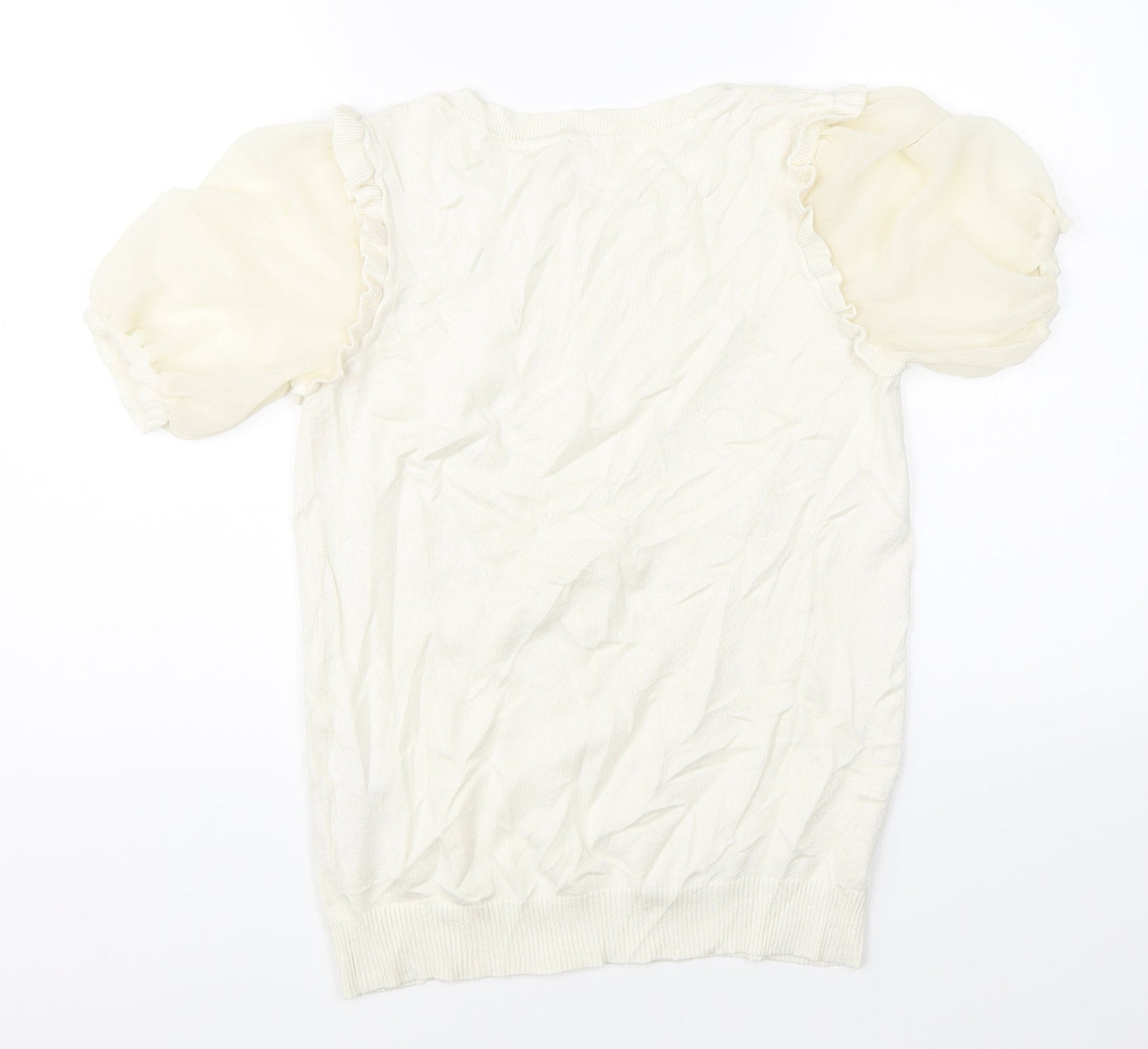 Womens UK Size S Soyaconcept White Basic Blouse