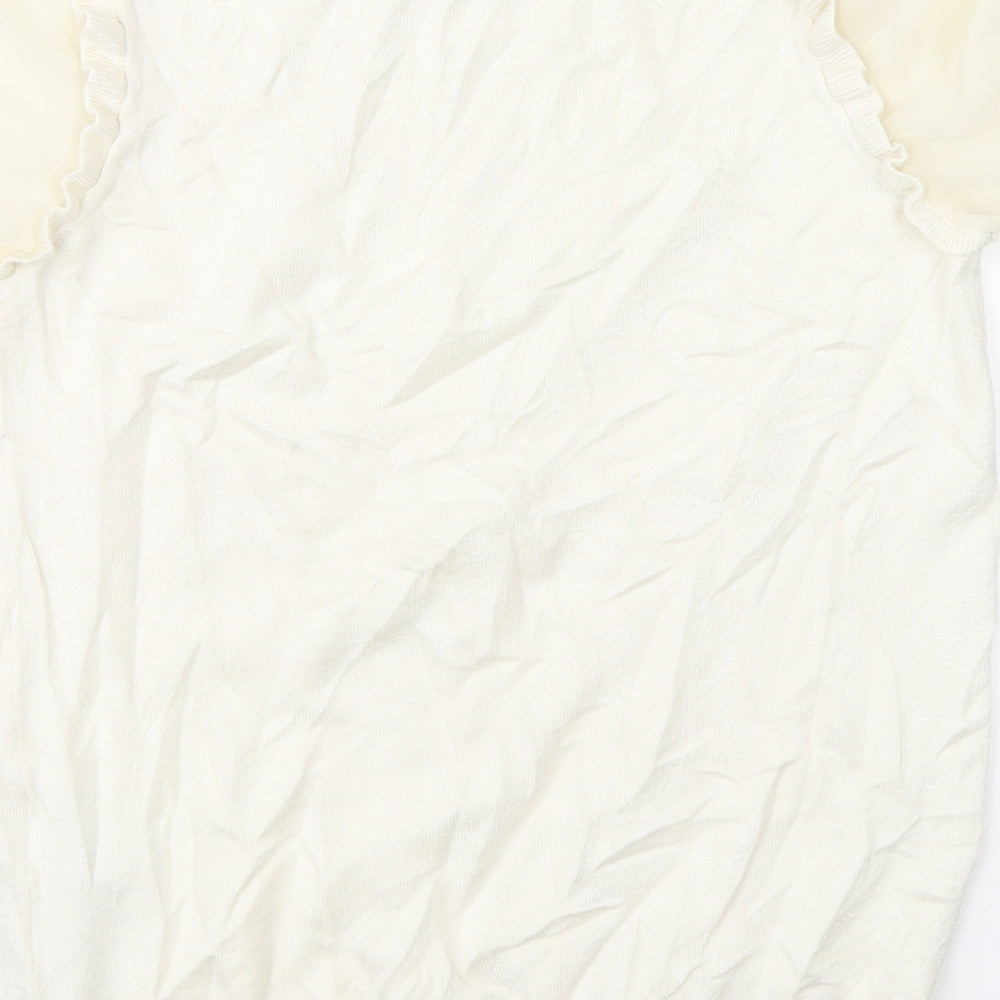 Womens UK Size S Soyaconcept White Basic Blouse