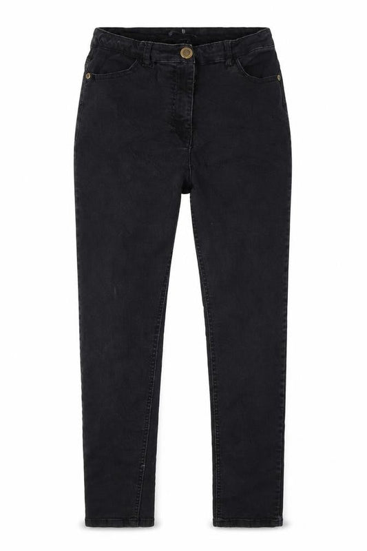 Womens UK Size 28 in Very Regular Fit Straight Black Jeans