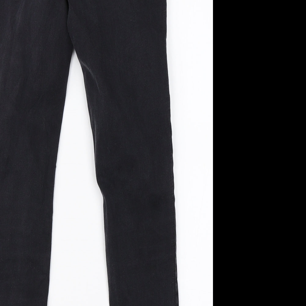 Very Womens Black  Denim Straight Jeans Size 28 in L25 in