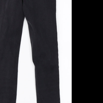 Very Womens Black  Denim Straight Jeans Size 28 in L25 in