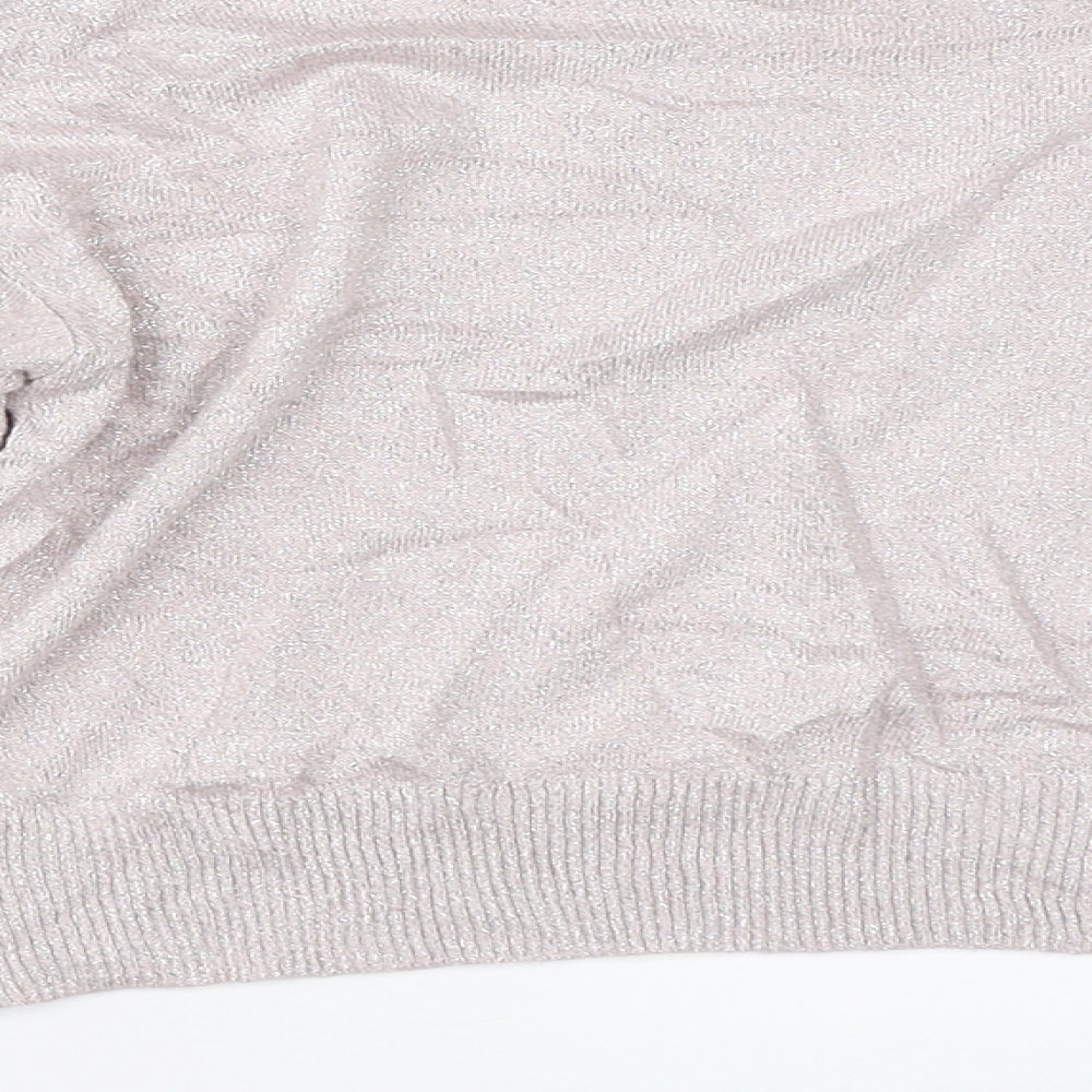 River Island Girls Purple   Pullover Jumper Size 7-8 Years