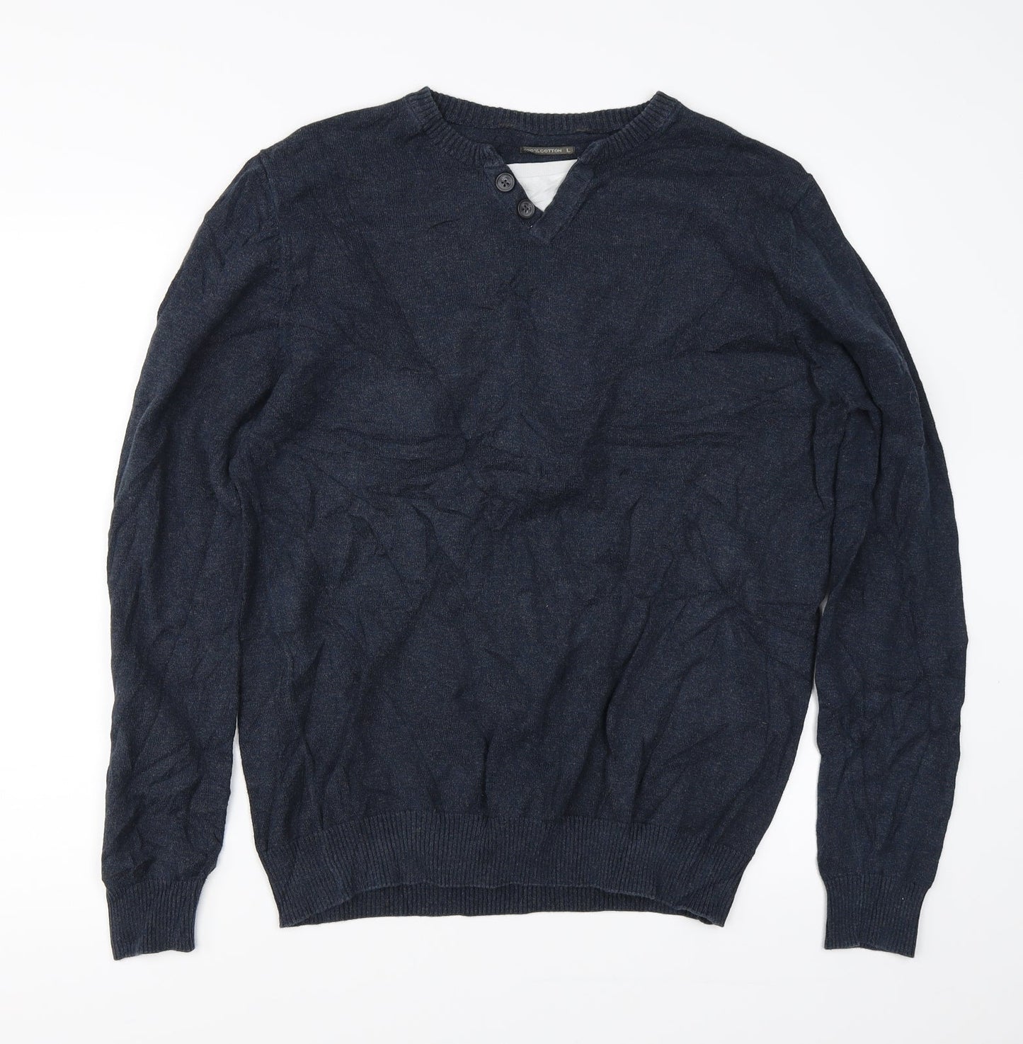 Cedar Wood State Mens Blue   Pullover Jumper Size M