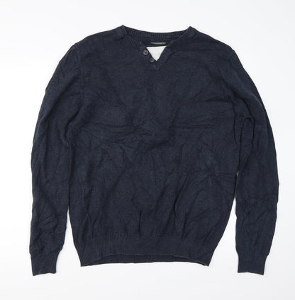 Cedar Wood State Mens Blue   Pullover Jumper Size M