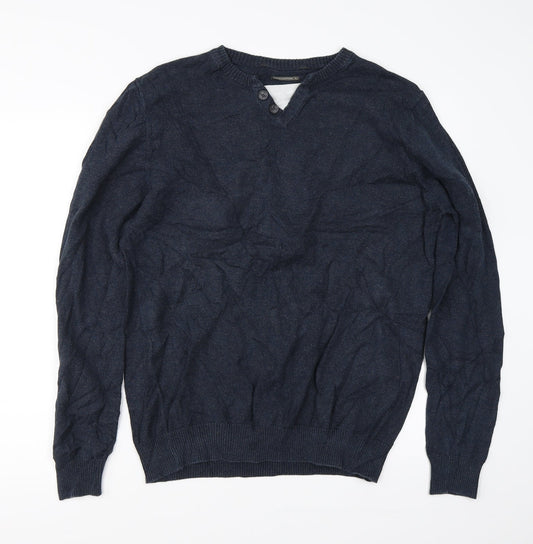 Cedar Wood State Mens Blue   Pullover Jumper Size M