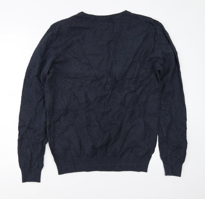 Cedar Wood State Mens Blue   Pullover Jumper Size M