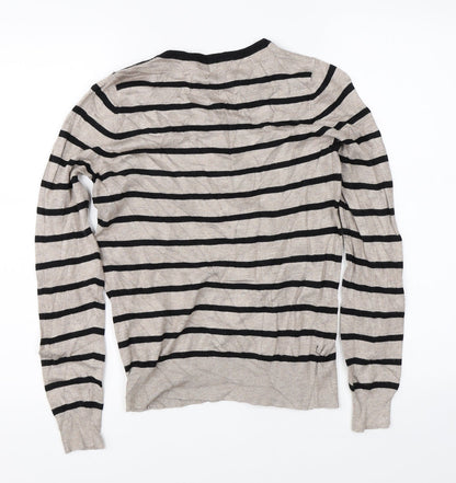 Womens UK Size 8 Marks & Spencer Beige Cardigan Jumper