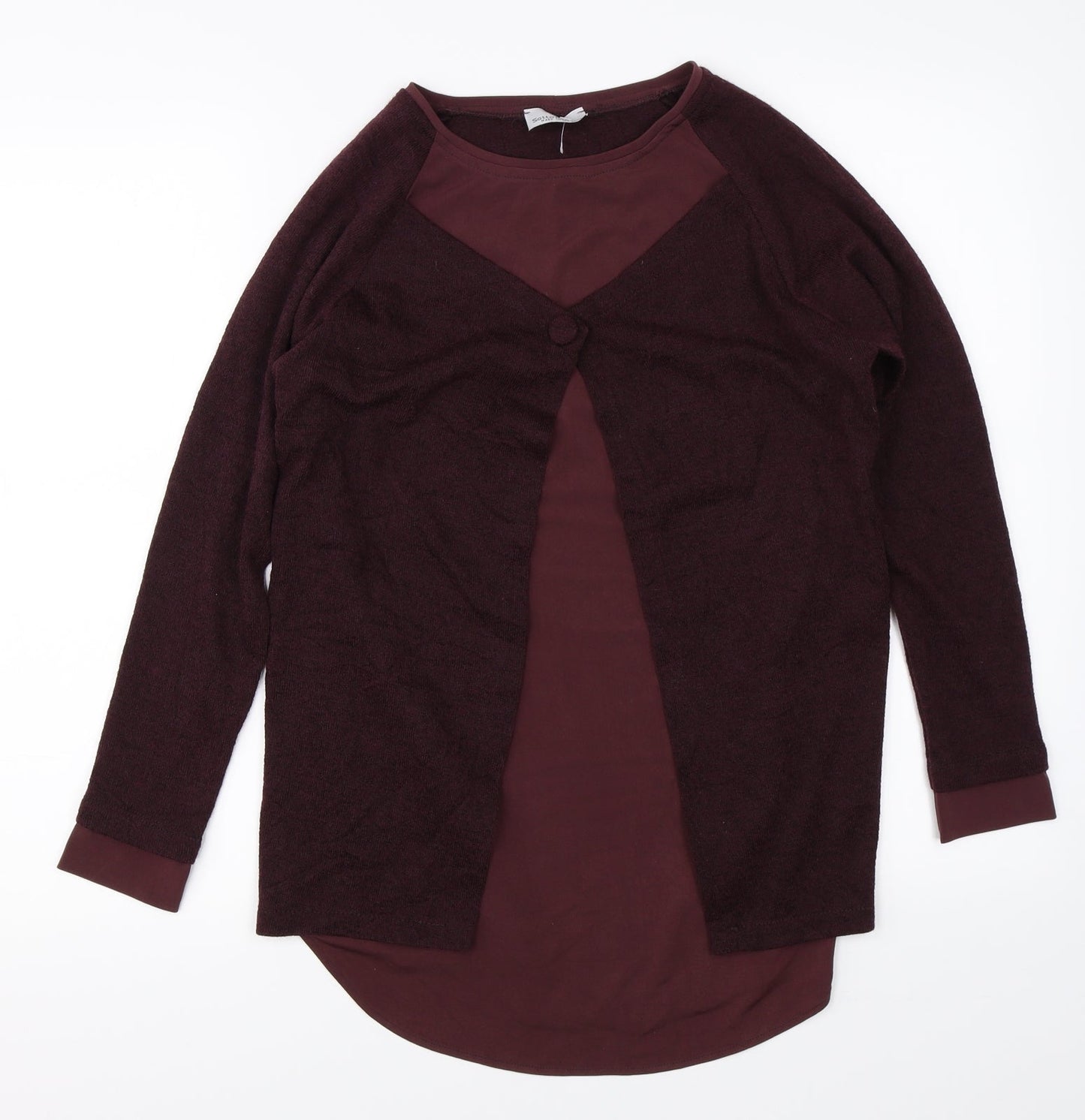 Sotto Marina Womens Purple   Cardigan Jumper Size 8