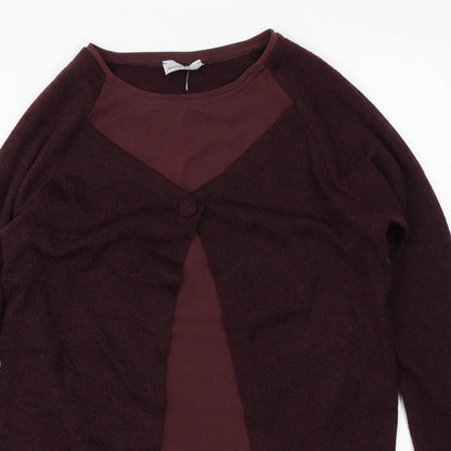 Sotto Marina Womens Purple   Cardigan Jumper Size 8