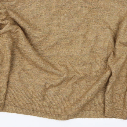 H&M Mens Brown  Knit Pullover Jumper Size S