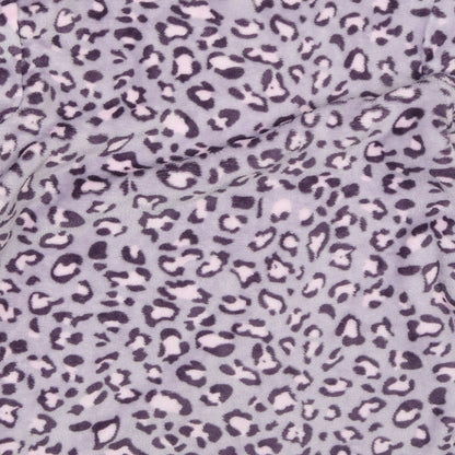 Booho Womens Purple Animal Print   Pyjama Top Size M