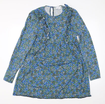 ASOS Womens Blue Floral  Shift  Size 12