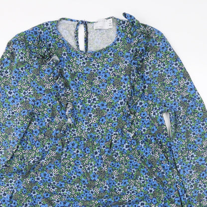 ASOS Womens Blue Floral  Shift  Size 12