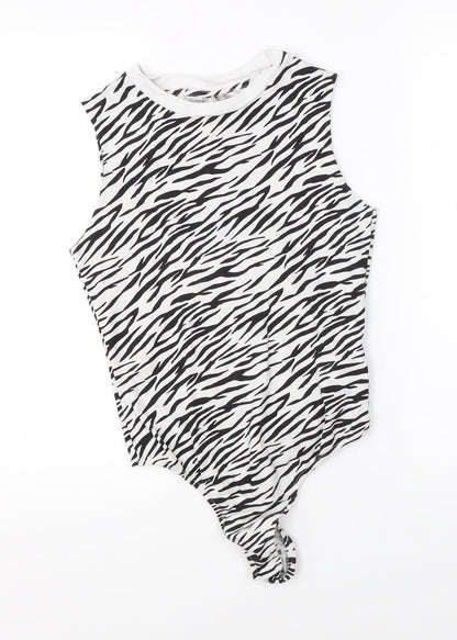 Womens UK Size 10 ASOS One-Piece White Romper