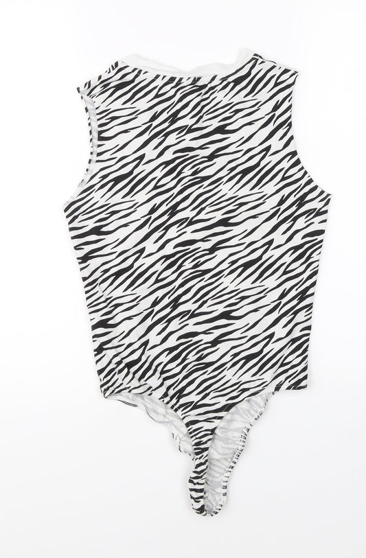 Womens UK Size 10 ASOS One-Piece White Romper