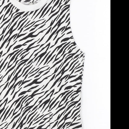 Womens UK Size 10 ASOS One-Piece White Romper
