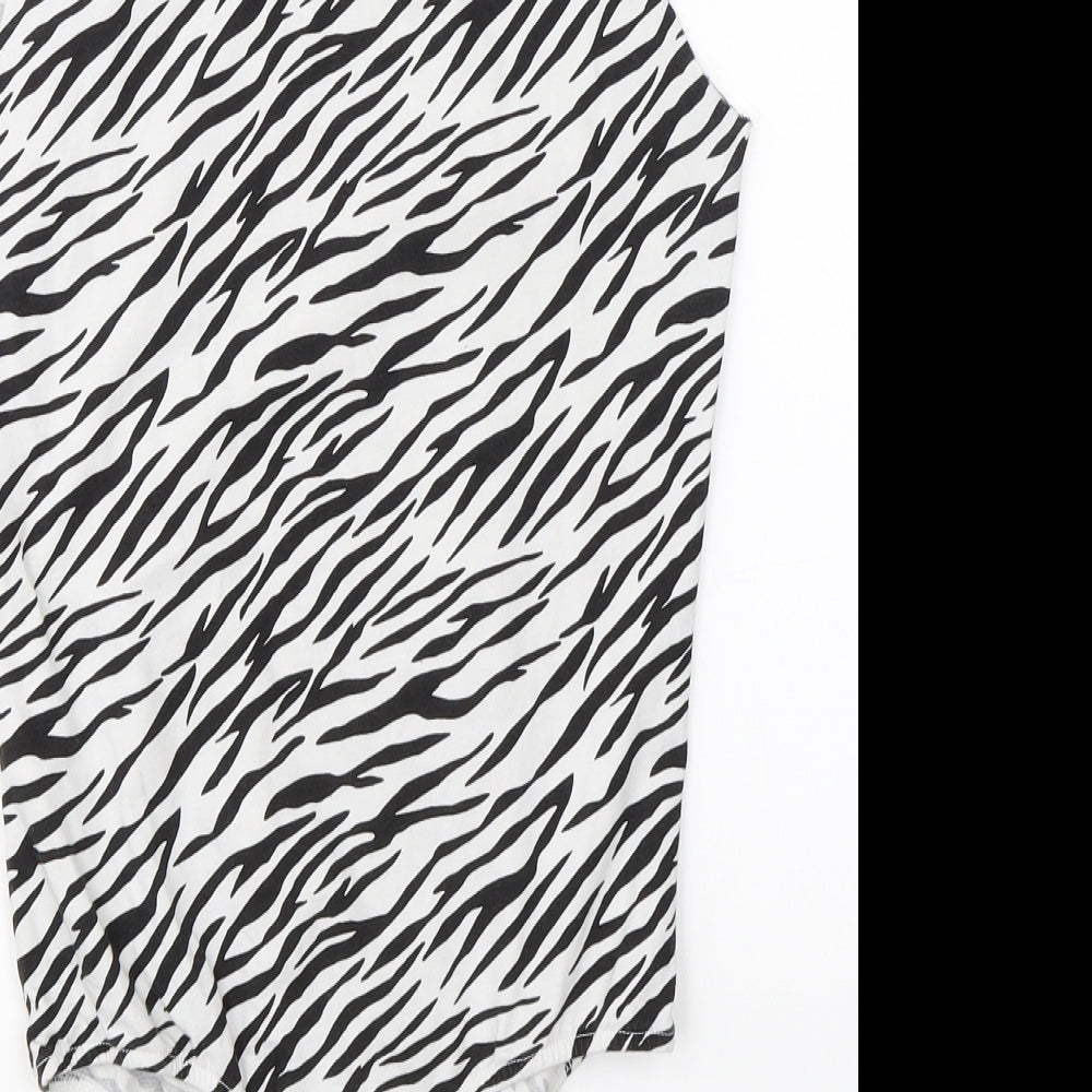 Womens UK Size 10 ASOS One-Piece White Romper