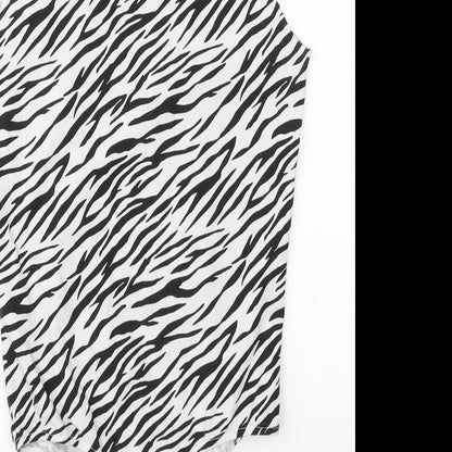 Womens UK Size 10 ASOS One-Piece White Romper