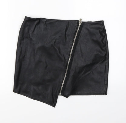 Parisian Womens Black   A-Line Skirt Size 12