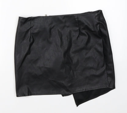 Parisian Womens Black   A-Line Skirt Size 12
