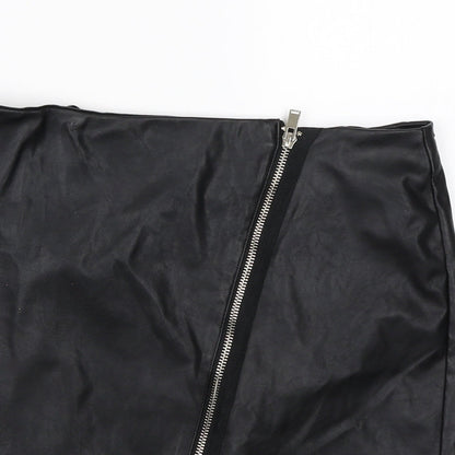 Parisian Womens Black   A-Line Skirt Size 12
