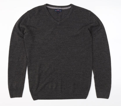 Easy Mens Grey   Pullover Jumper Size M