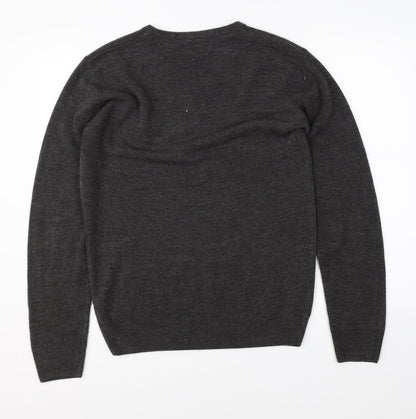 Easy Mens Grey   Pullover Jumper Size M
