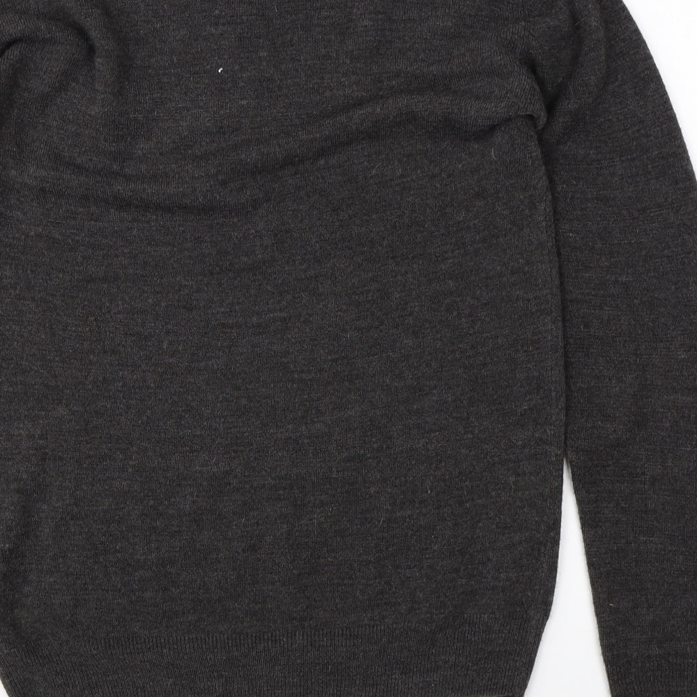 Easy Mens Grey   Pullover Jumper Size M