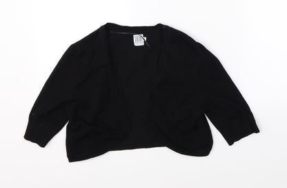 Womens UK Size S Saint Tropez Black Cardigan Jumper