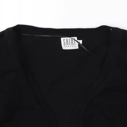 Womens UK Size S Saint Tropez Black Cardigan Jumper