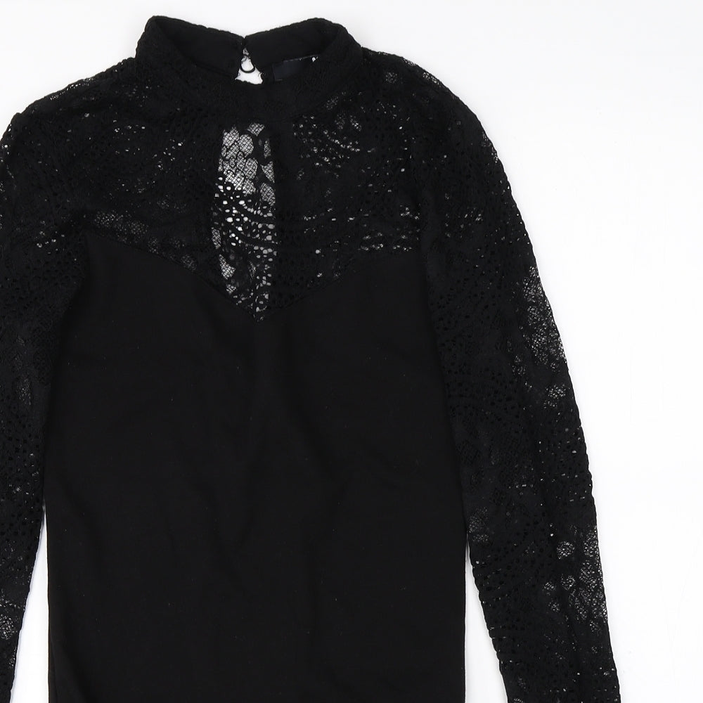 Very Womens Black   Romper One-Piece Size 8