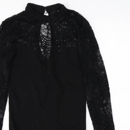 Very Womens Black   Romper One-Piece Size 8