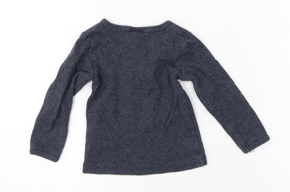 H&M Baby Blue   Basic T-Shirt Size 3-6 Months