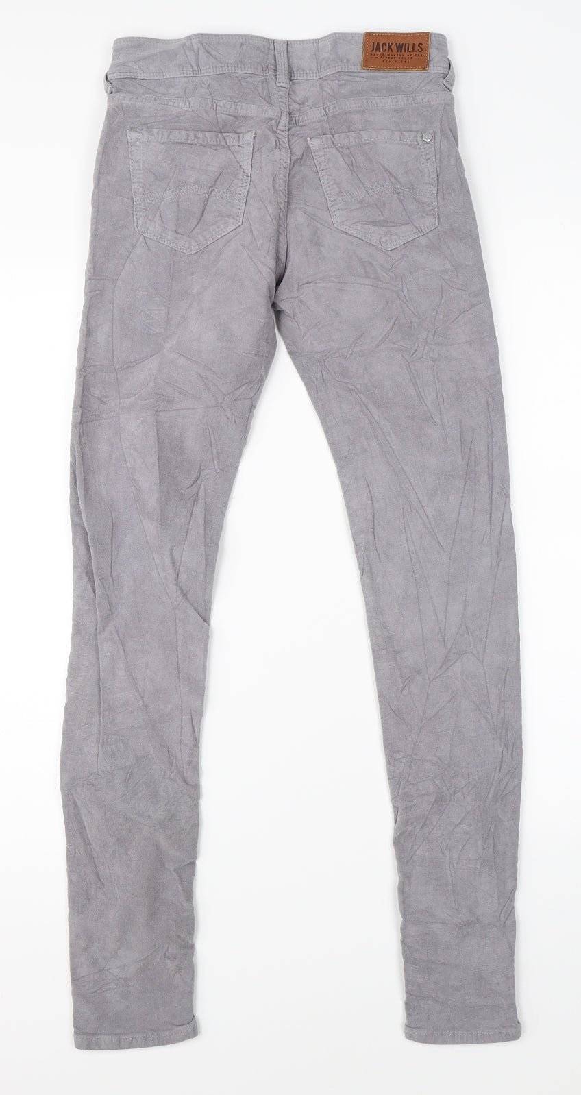 Jack Wills Mens Grey  Denim Straight Jeans Size 25 in L32 in