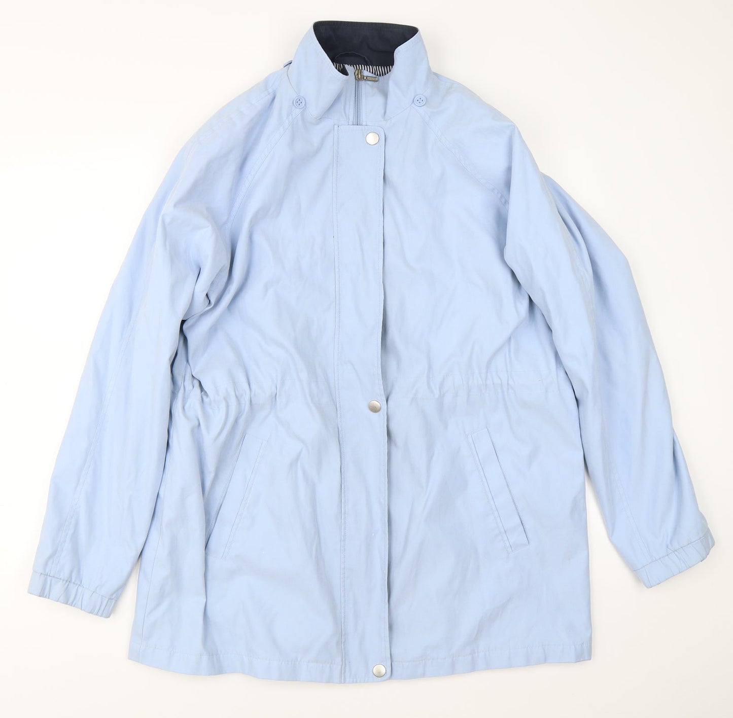 Womens UK Size M Bonmarché Blue Overcoat