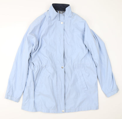 Womens UK Size M Bonmarché Blue Overcoat