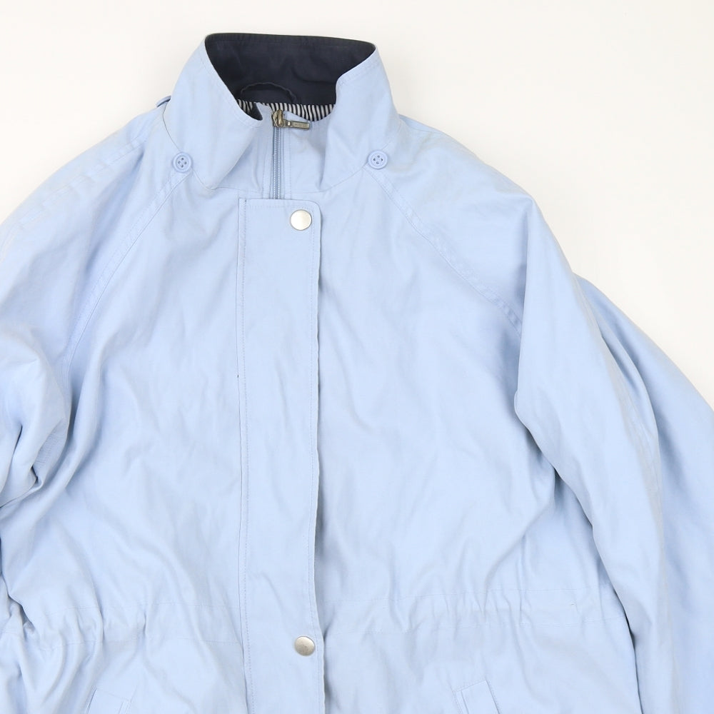 Womens UK Size M Bonmarché Blue Overcoat