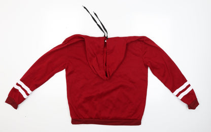 Preworn Womens Red   Pullover Hoodie Size XL