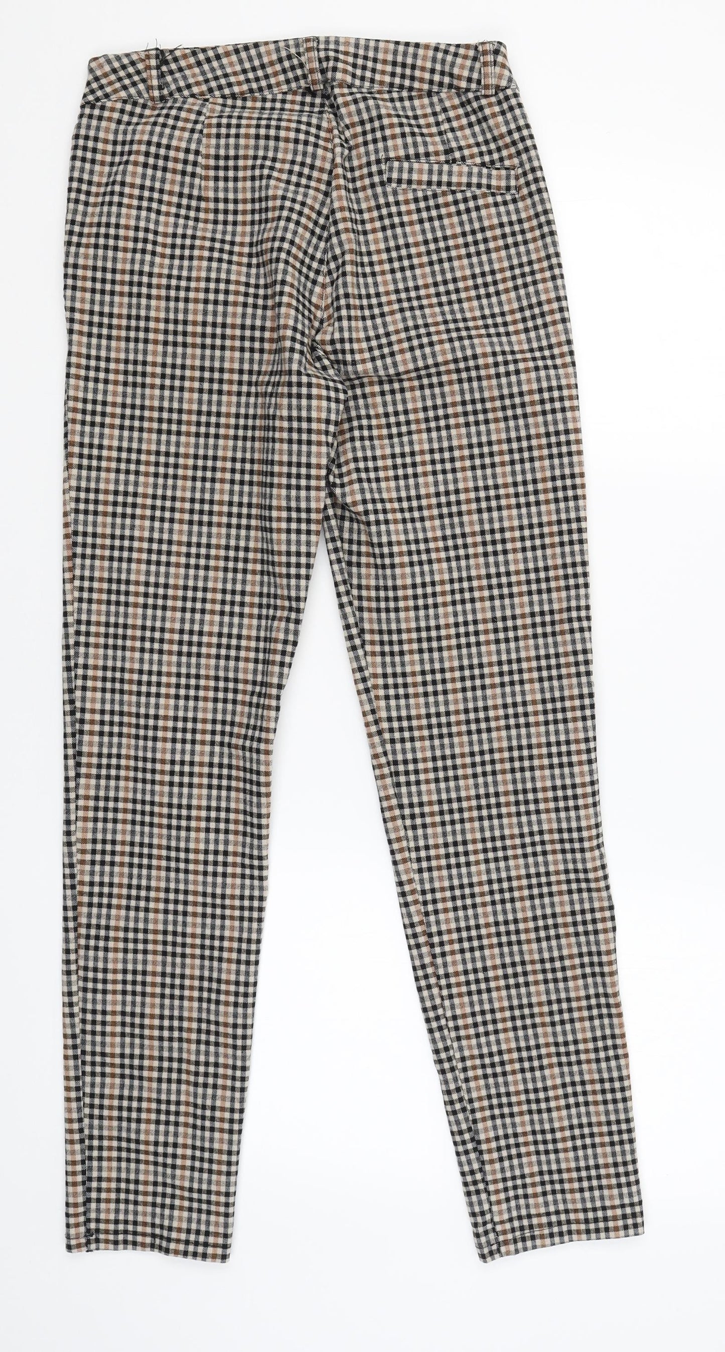 Womens UK Size XL Preworn Regular Fit Capri Beige Trousers
