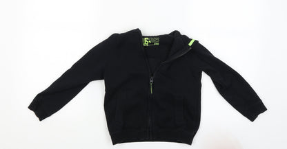US Athletic Boys Black   Full Zip Hoodie Size 5 Years