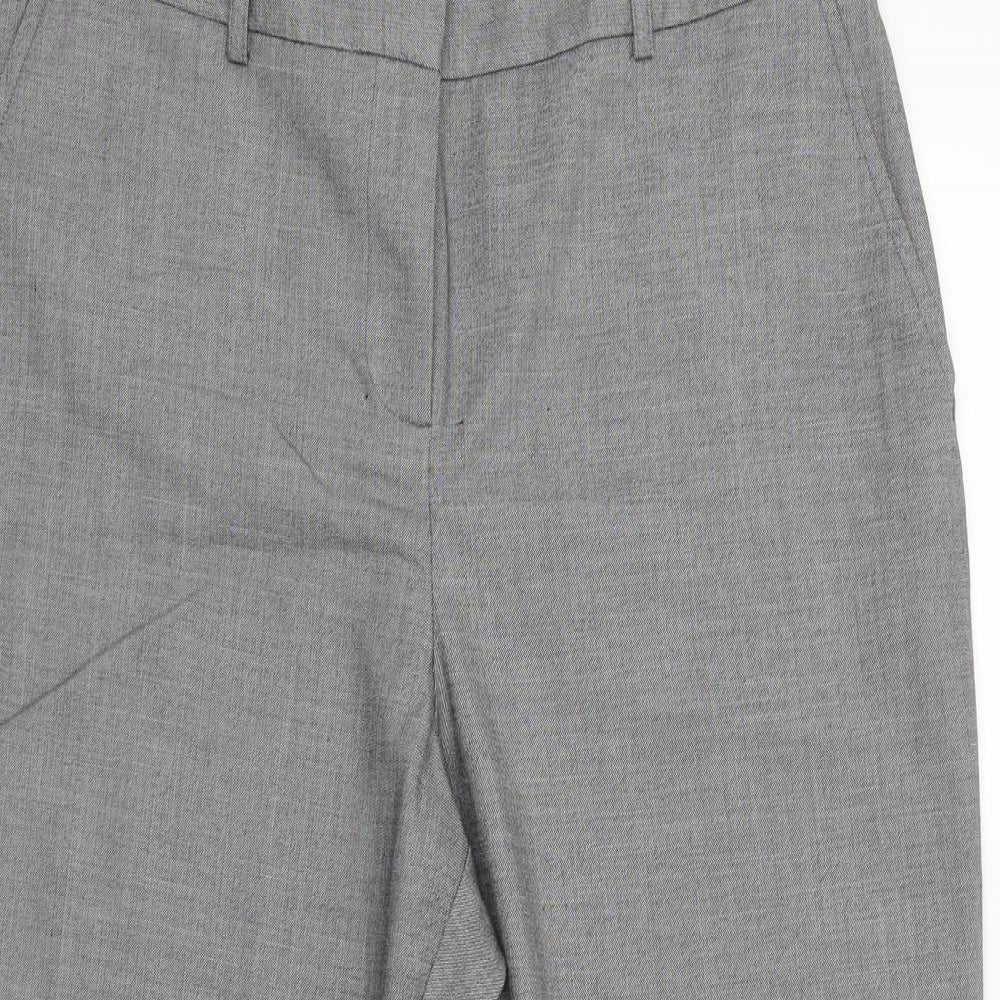 Womens UK Size M Papaya Regular Fit  Grey Trousers